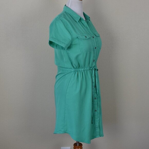 Love Tree Tencel Shirt Dress NEW M - Picture 7 of 10